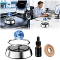 thumbnail image 1 of Solar Powered Levitating Orb With Dynamic Light Show And Auto Rotation For, 1 of 6