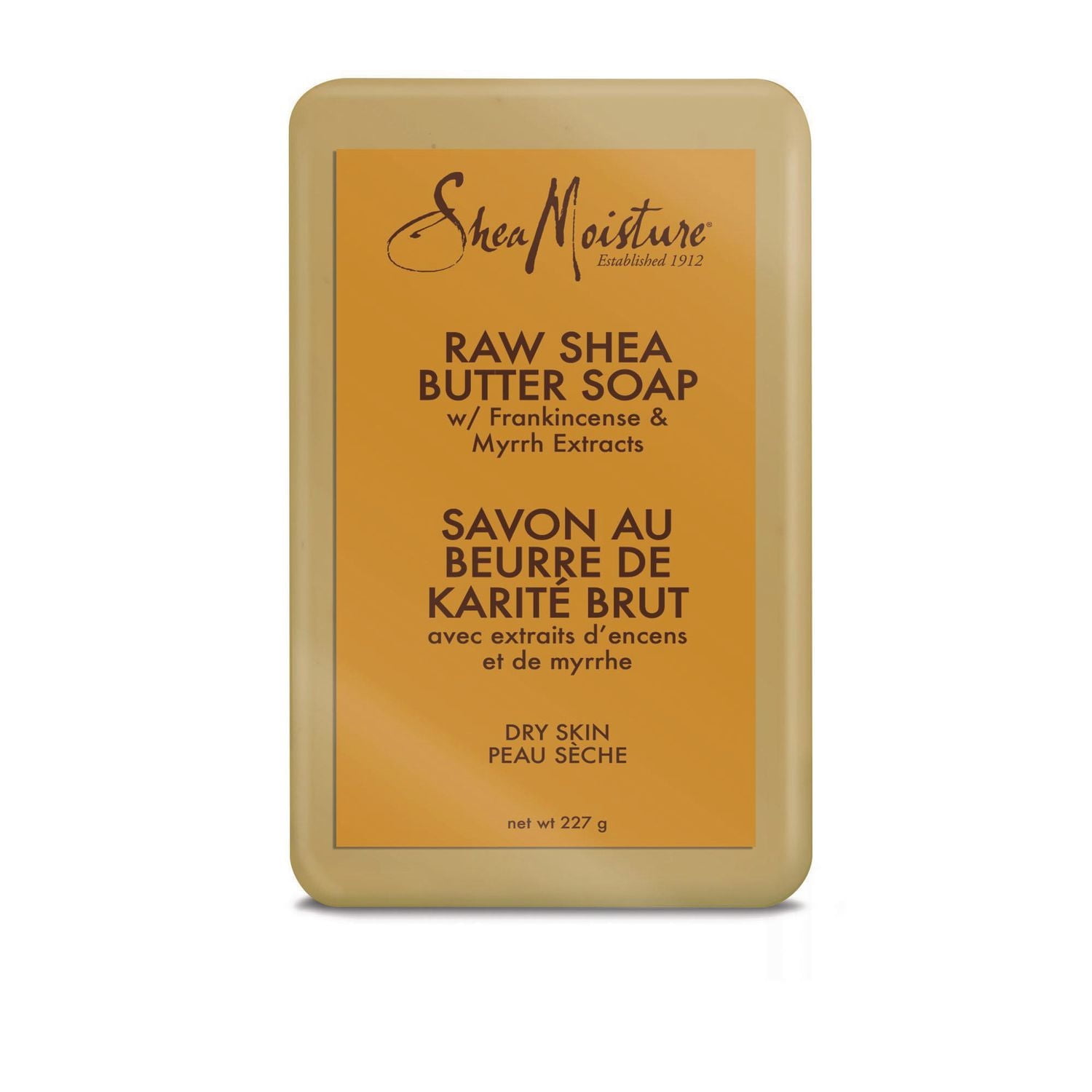 Pain de savon pour peau sèche Shea Moisture Traitement capillaire biologique au sans parabène Pain Shea Moisture 230 g