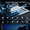 thumbnail image 4 of Thdeukoty Industrial Mini PC N150 (Up to 3.6GHz), Preinstalled Win 11 Pro, 8G RAM 256G SSD, WIFI6/BT5.2/USB3.0/RJ45/COM Ports/VESA, Fanless Computer, 4 of 7