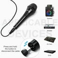 thumbnail image 3 of FanFun Wired Dynamic Microphone, 9.8 ft Cord Handheld Microphone for Singing, Wired Karaoke Mic, 6.35mm Plug, 3 of 9