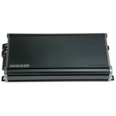 Kicker 46CXA1800.1 1800W Mono Class D Affordable Vehicle Audio Amplifier, 8.81 lb