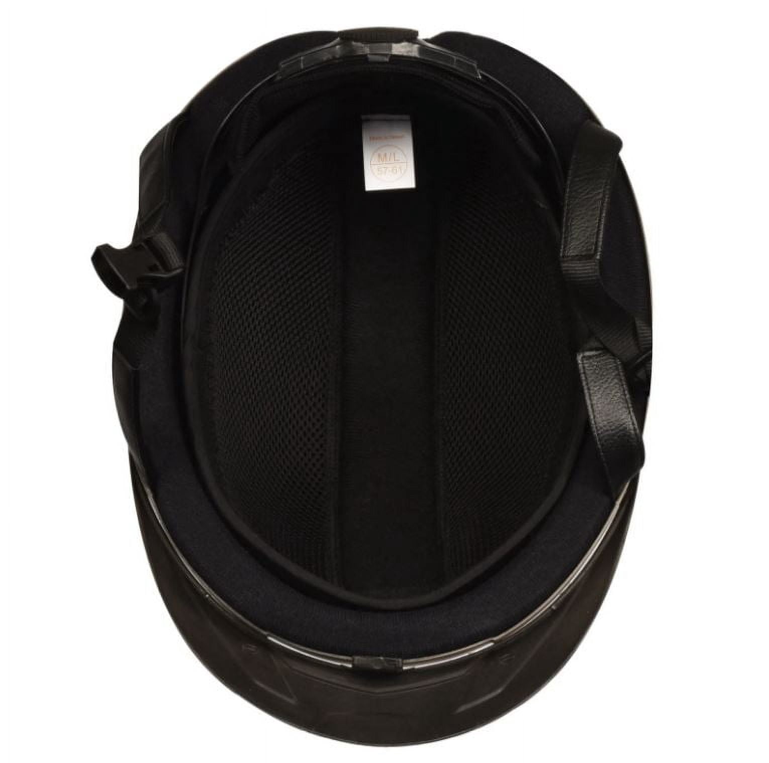 Lrg / X Ovation Comfortable Ventilated Deluxe Schooler Helmet Black Vents