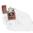 thumbnail image 5 of Zippo NFL San Francisco 49ers Street Chrome Pocket Lighter, 5 of 6