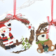 thumbnail image 4 of Corona navideña de ratán para puerta de entrada, adorno navideño para colgar, 4 of 5