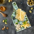 thumbnail image 5 of Modern Cutting Board, Graphic Cartoon Style Shaped Image Birds Florals Trees Geometrical Art Print, Decorative Tempered Glass Cutting and Serving Board, Wine Bottle Shape, Multicolor, by Ambesonne, 5 of 5