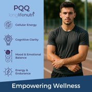 PQQ 20 mg 120 Vegetarian Capsules | Pyrroloquinoline Quinone Supplement | Supports Heart and Cognitive Function | Improve Overall Sleep Quality | Made in USA | Vegan Powder Non GMO Gluten & Soy Free