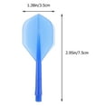 thumbnail image 2 of 6 Count Steel Tip Darts Accessories Flights Tail Different Color Tails Child, 2 of 8