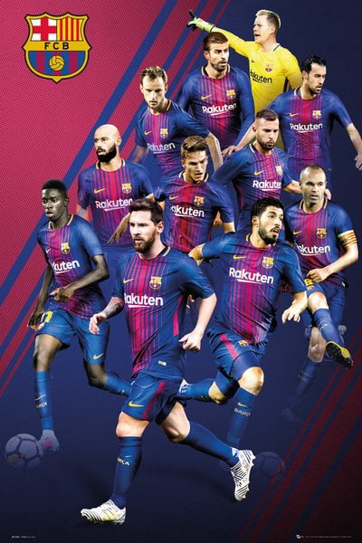 Messi AFFICHE Barcelona FC 40x50cm Poster