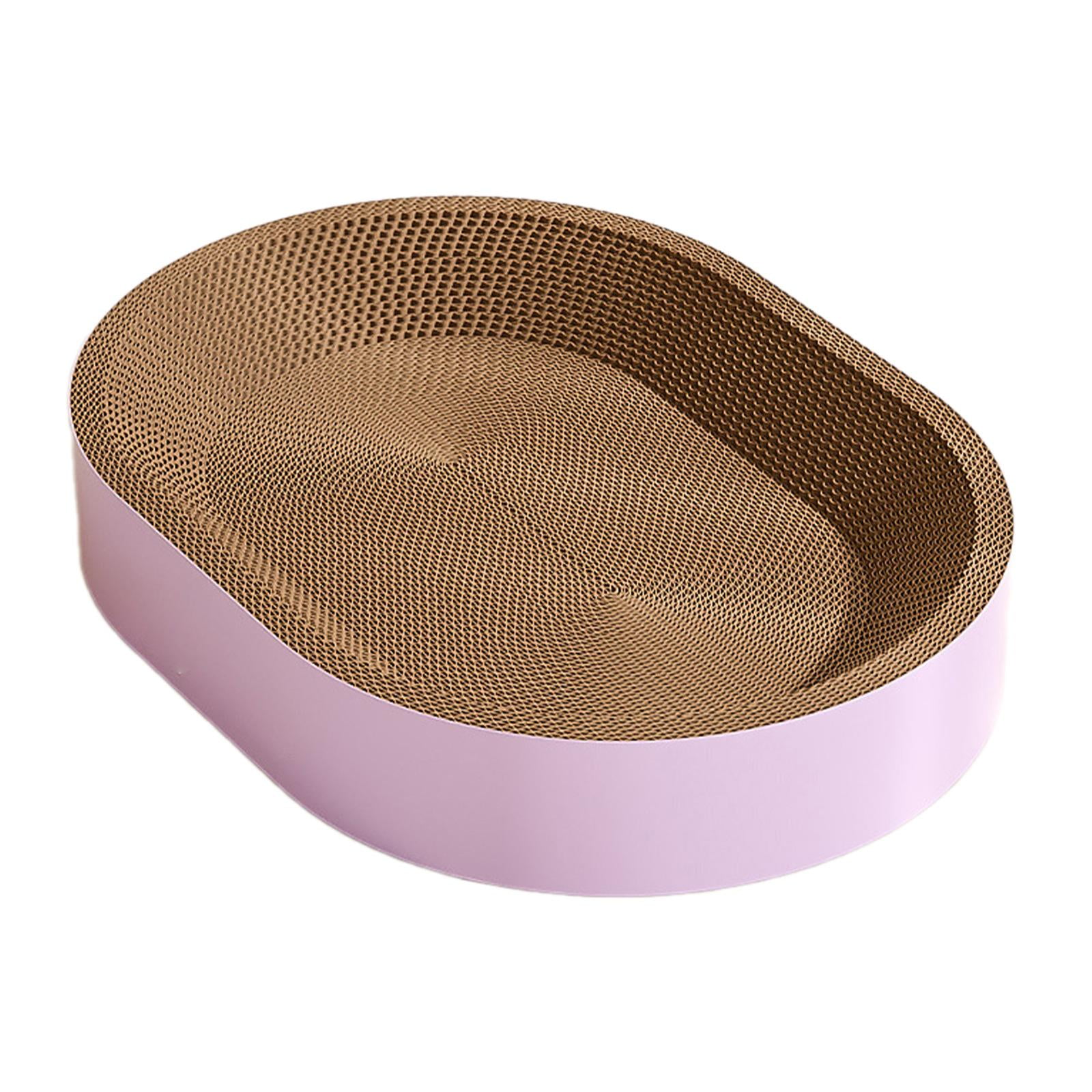 Stgfyxgs Cat Scratcher Cardboard Scratch Pad Nest Lounge Sleeping for Indoor Cats Furniture Protector Rest Corrugated Scratching Board XL Violet