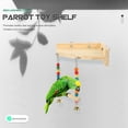 thumbnail image 2 of Shisuyan Triangular Platform Swing Toy Iron Wood 1Pcs 7.7X7.1X7.1In, 2 of 9