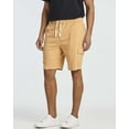 thumbnail image 3 of Real Essentials 3 Pack: Men's 9" Elastic Waistband Cargo Short With Drawstring, 3 of 6