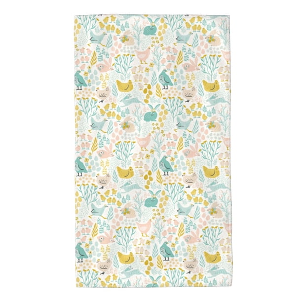 Balery Funny Chicken Toalla de Microfibra Premium con Estampado – 27.5x16 pulgadas, Alta Absorción, Suave y Aterciopelada, Secado Rápido