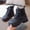 Black, variant on LvhaoGJOB Kids' Chelsea Boots - Elastic Side Panels, Side Zipper Closure & Classic Design