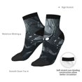 thumbnail image 6 of Naloa Forest Black Ghost Warrior Ankle Socks for Women Non Slip Socks No Show Socks Classic Low Cut Casual Socks Casual Socks, 6 of 7