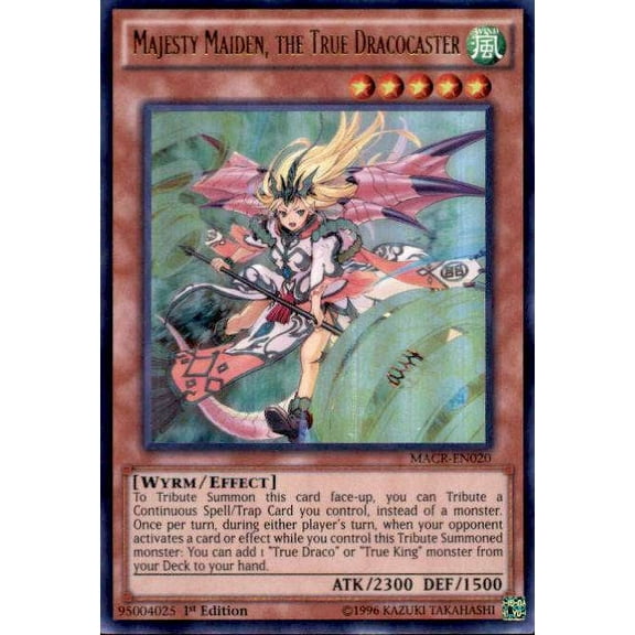 YuGiOh Maximum Cris Majesty Maiden, the True Dracocaster MACR-EN020