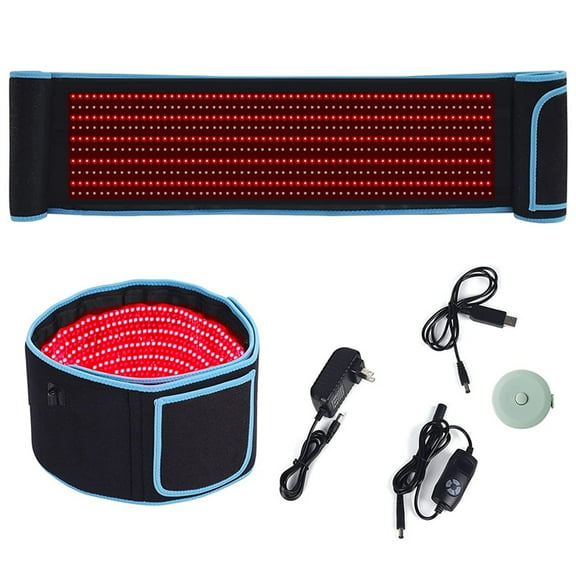 Red Light Belt -600D  New  Body and Muscle Relaxation with Infrared Light Home Use Buckle Adjustable