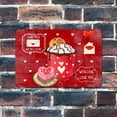 thumbnail image 3 of Letreros metálicos vintage de chocolate caliente para San Valentín, letrero decorativo de hojalata, póster metálico de 8 x 12 pulgadas, 3 of 5