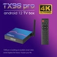 thumbnail image 3 of TX98 Pro Set-Top Box 12.0 HD Dual-Frequency WIFI6+BT5 TV Player With High Speed CPU Smart Media Player Set Top Box For Home, 3 of 9