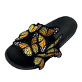 thumbnail image 6 of SACFOF Women's Summer Flat Slide Sandals Casual Butterfly Sandals Summer Comfy Anti-Slip Open Toe Beach Slippers, 6 of 6