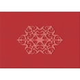 thumbnail image 1 of Ahgly Company Machine Washable Indoor Rectangle Transitional Red Area Rugs, 2' x 4', 1 of 7