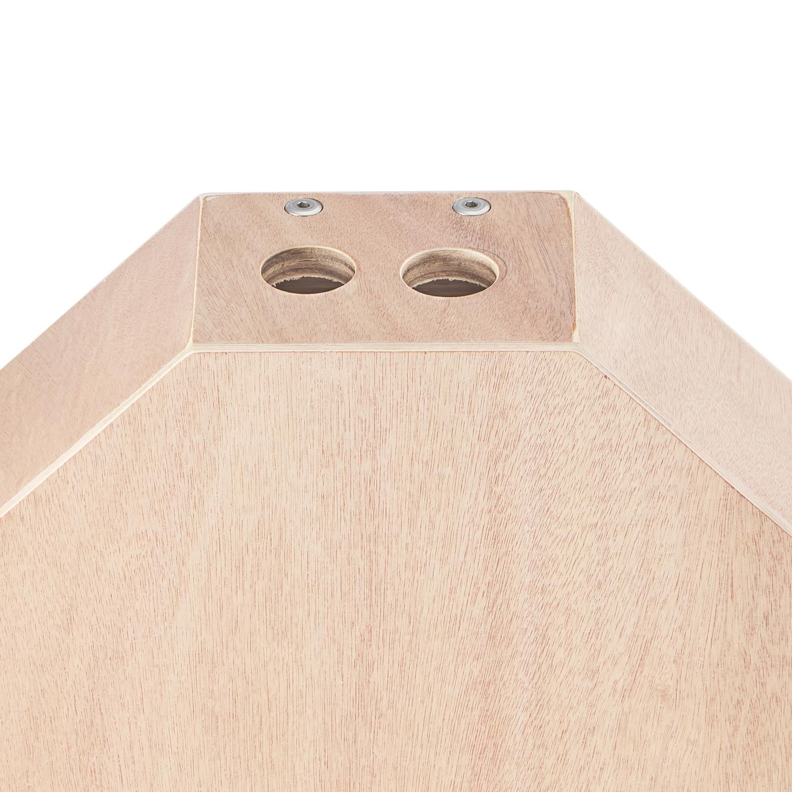 Cajon Box Drum with Internal Guitar Strings, Portable Wooden Percussion Box, Birch Wood Drum Musical Instrument with Adjustable Strap, for Beginners & Professionals, 11.6 x 11.6 x 4 in