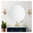 thumbnail image 2 of Better Bevel Frameless Round Mirror, 36" Diameter Circle Bathroom Wall Mirror w/Beveled Edge, 2 of 9
