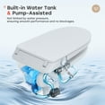 thumbnail image 2 of HOROW Modern Smart Toilet with Pump-assisted Flush,Warm Elongated Seat, Blackout Flush, Night Light, 2 of 13