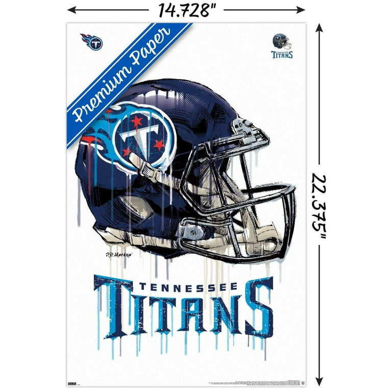 Officially Licensed NFL Tennessee Titans YOUTH Football Navy T