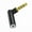Color:Black,shape,male to male, variant on 3.5mm Audio Jack Converter Male Female Connector Adapter Gold Plated Stereo Coupler Extender for Cable Extension