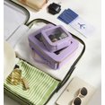 thumbnail image 4 of Bolsas de maquillaje transparentes LETGO, bolsa de aseo aprobada por la TSA, color lavanda, 4 of 8