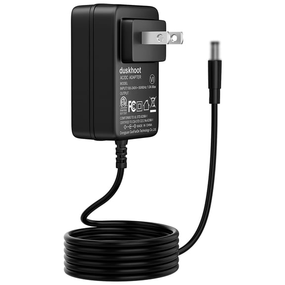 Duskhoot 24W 12V 2A AC/DC Power Supply Adapter Monitor Compatible with CCTV Camera