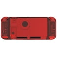 thumbnail image 5 of eXtremeRate DIY Replacement Shell Buttons for Nintendo Switch, Crystal Clear Red Custom Back Plate for Switch Console, Housing Case with Colorful Buttons for Joycon Handheld - No Controller, 5 of 7
