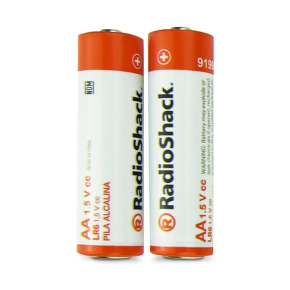 Pila alcalina RadioShack AA 1.5V 12 piezas