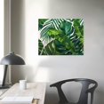 thumbnail image 4 of Shiartex Tropical Leaf Canvas Wall Art Print Home Decor Living Room Bedroom Office Wall Decor - Framed Ready to Hang 16x12in, 4 of 6