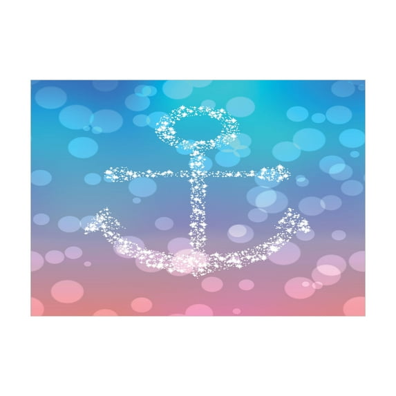 Ambesonne Anchor Jigsaw Puzzle, Abstract Blurry Landscape, Heirloom-Quality Fun Activity for Family Durable Cardboard, 1000 pcs, Pink Blue
