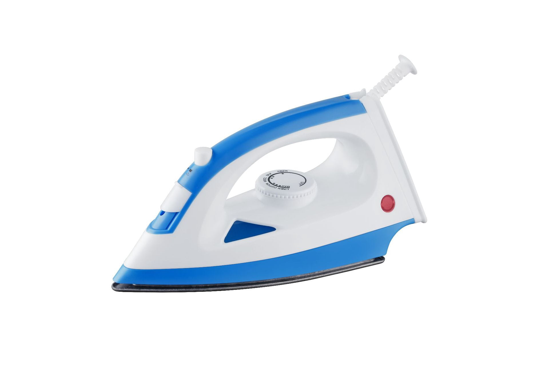 Compact Steam Iron, 1200 Watts, Non-Stick Soleplate, Powerful Shot of Steam, Horizontal or Vertical, Spray Mist, Precision Tip, White/black