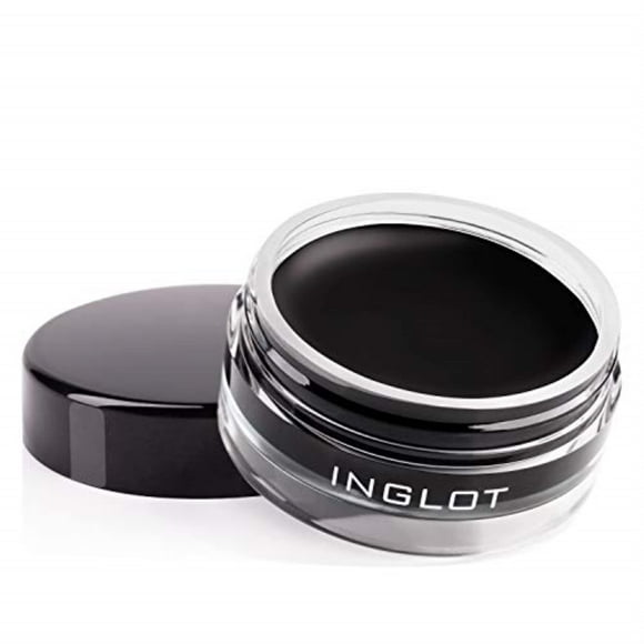 Delineador de ojos en gel Inglot AMC 77, impermeable, negro mate, 5,5 ml