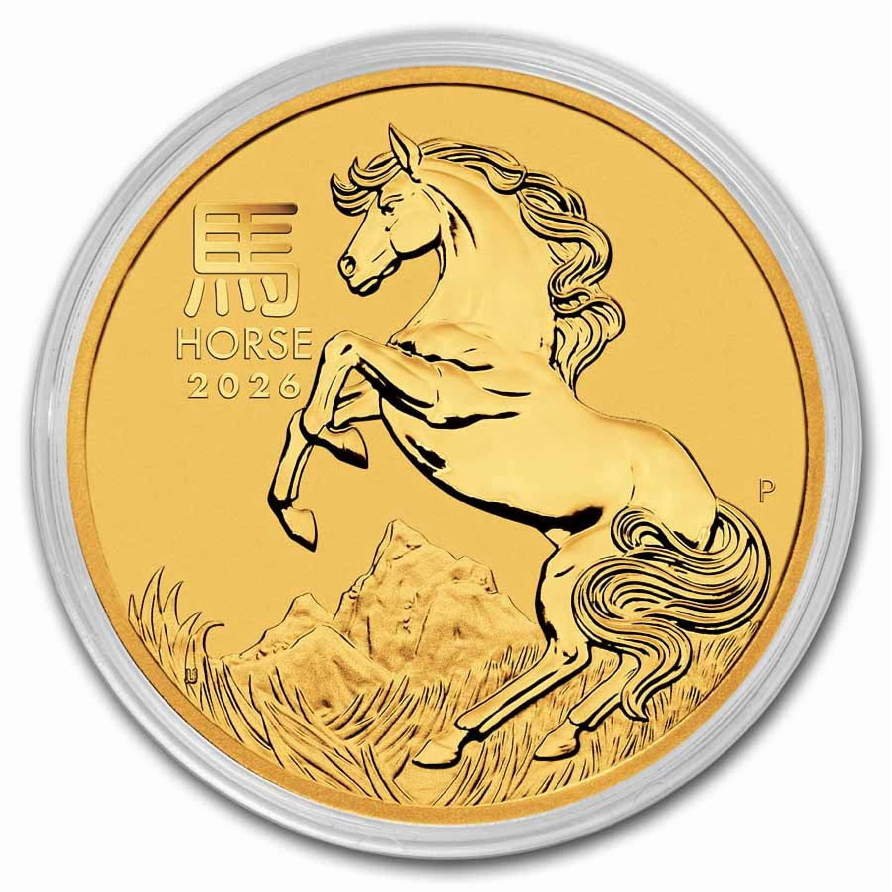 2026 Australia 1/4 oz Gold Lunar Horse BU (Series III)