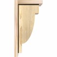 thumbnail image 3 of 8"W x 8"D x 16"H Alpine Rough Sawn Corbel w/Backplate, Douglas Fir, 3 of 9