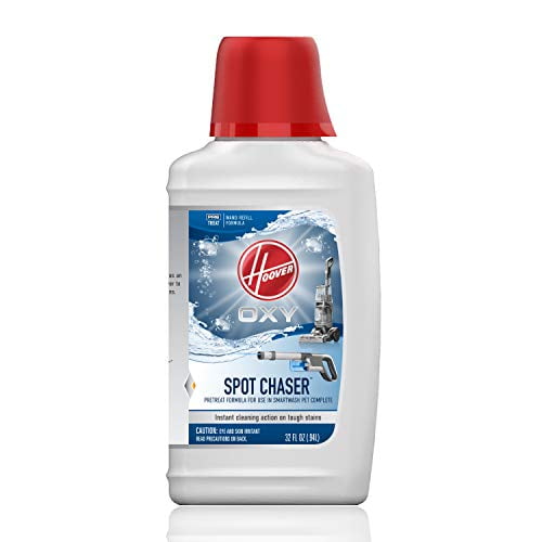 Hoover Oxy Spot Chaser Refill for Smartwash Pet, Stain Remover Pretreat Formula, Upholstery Car and Carpet Cleaning Solution, 32 oz, AH30904, White