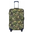 thumbnail image 2 of Goofa Green Skulls Pattern Luggage Covers For Suitcase,Suitcase Cover Protector Fit 18-32 Inch Luggage-Small, 2 of 9