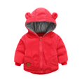 thumbnail image 1 of 2020 chaqueta de abrigo de invierno para niños nuevos niños niñas más terciopelo con capucha abrigo cálido chaqueta cortavientos bebé niños Coats12-18M (80) Gao Jinjia LED, 1 of 2
