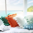 thumbnail image 3 of Funda de Almohada Baoblaze Bohemio con Flecos Naranja, 3 of 8