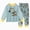 Light Blue, variant on NOLDARES Toddler Baby Boys Pajamas Set Long Sleeve PJs Cotton Cartoon Pattern Pyjamas(M534-Black)