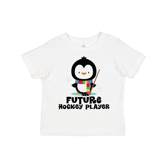 Inktastic Future Hockey Player Penguin Boys or Girls Toddler T-Shirt