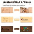 thumbnail image 3 of Unidad flash USB JBOS Wooden personalizada de 32 GB USB 3.0, paquete de 50, 3 of 8