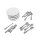 thumbnail image 5 of 2 Platos De Para Casa De Muñecas A Escala 1/12, Caja Para Habitación De Muñecas, Muebles Para Muñecas Infantiles, Color Plata, 5 of 8