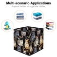 thumbnail image 2 of Animal Foldable Organizer Bins with Handle, 10.8"x10.5"x10.6", Large Capacity Clothes Storage Storage Cubes, 2 of 6