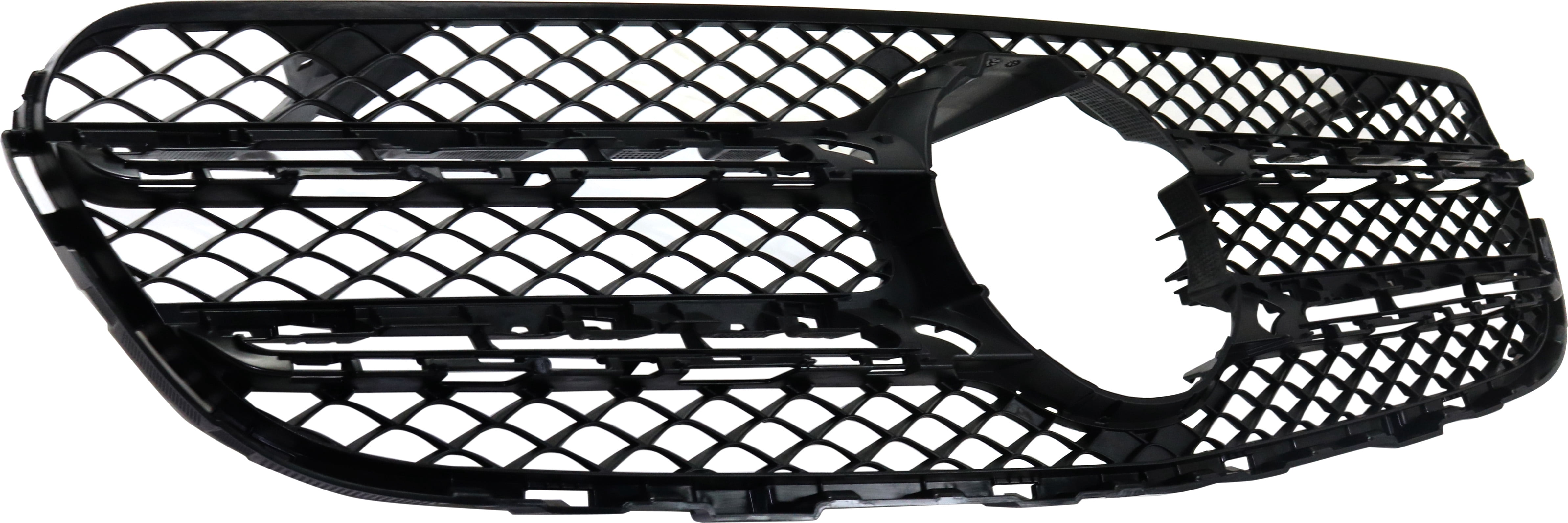 Grille Assembly Compatible With 2016-2019 Mercedes Benz GLC300 Textured Black Shell and Insert CAPA Certified