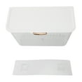 thumbnail image 2 of Wall Mounted Laundry Basket Dustproof Multifunction Hanging Dirty Clothes Organizer for Bathroom, 2 of 7